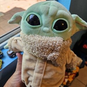 Star Wars Beige Plush Fabric